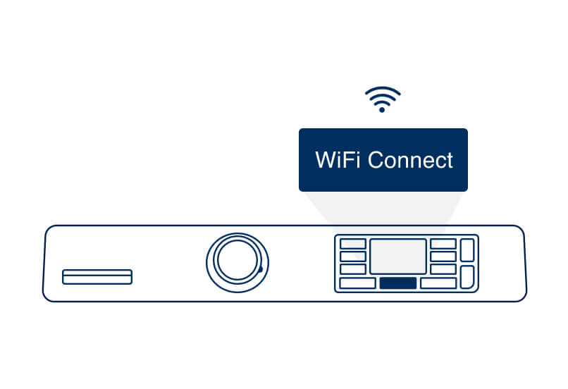 Step 5. Press and release the WiFi button.