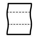 A dryer sheet icon