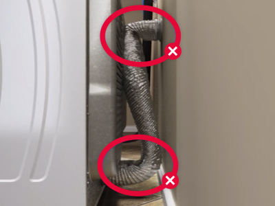 Proper dryer vent hose length