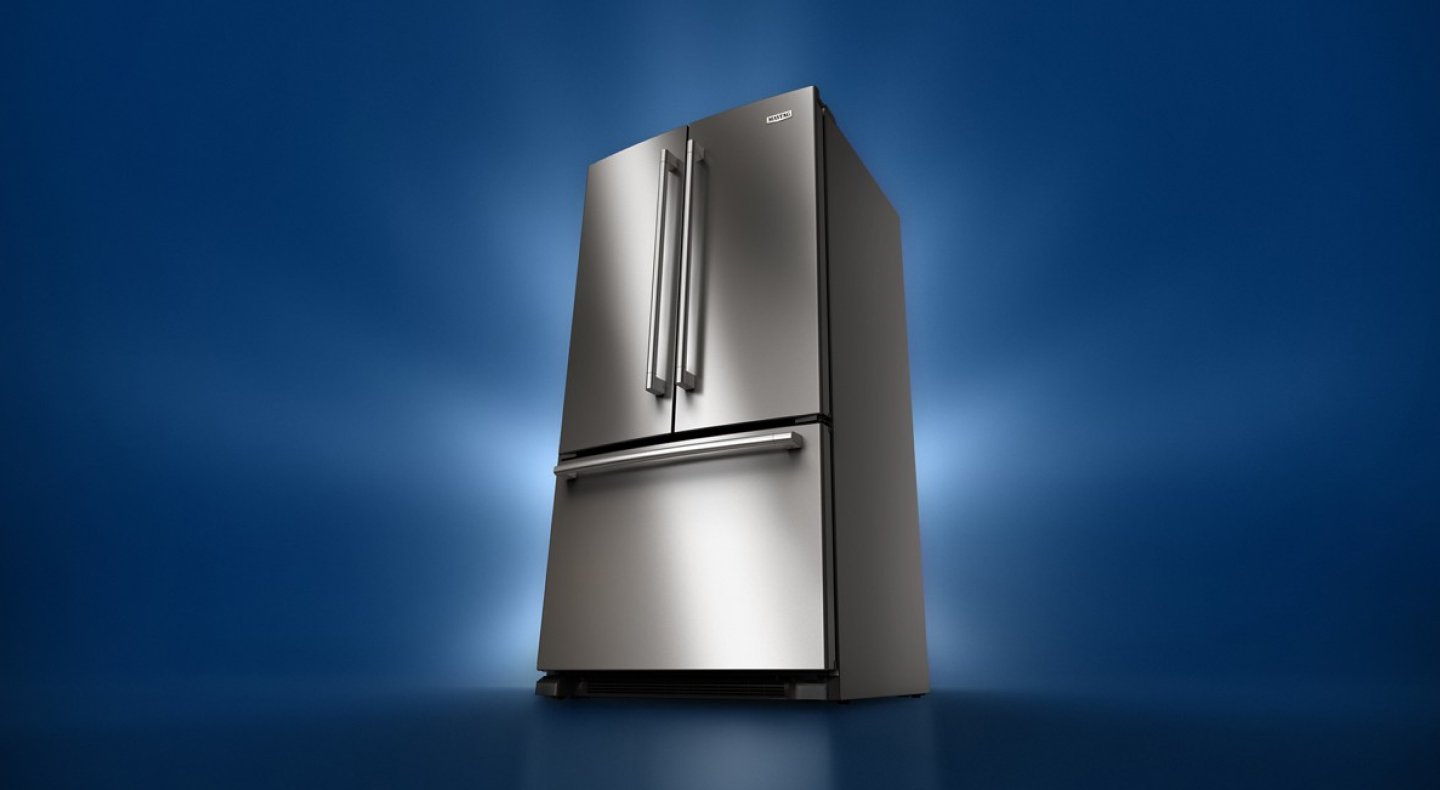 Maytag® stainless steel French door refrigerator