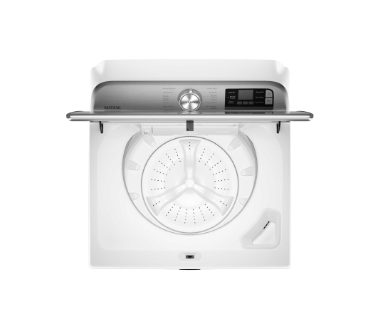 Top load washer with impeller