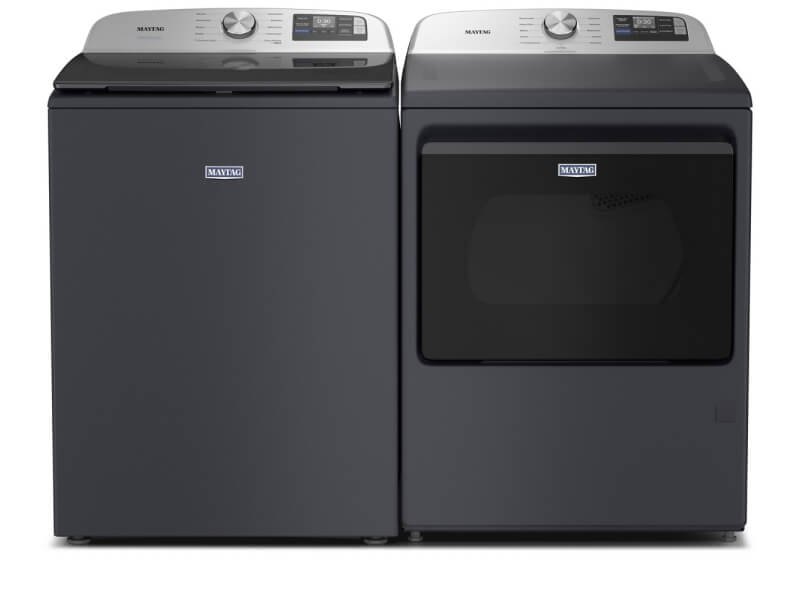 Maytag® smart top load washer and dryer