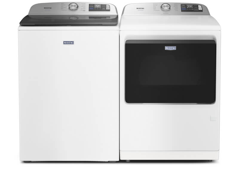 Maytag® top load washer and dryer set with Extra Power