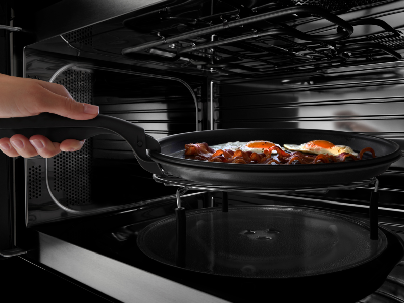 Egg skillets in the oven