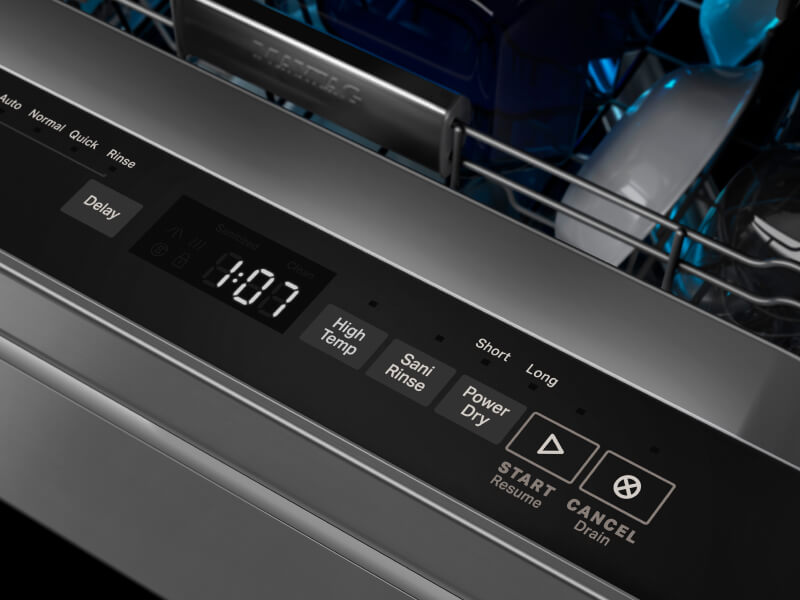 Dishwasher touchpad