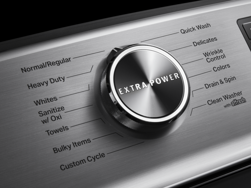 Maytag® washing machine settings and cycles