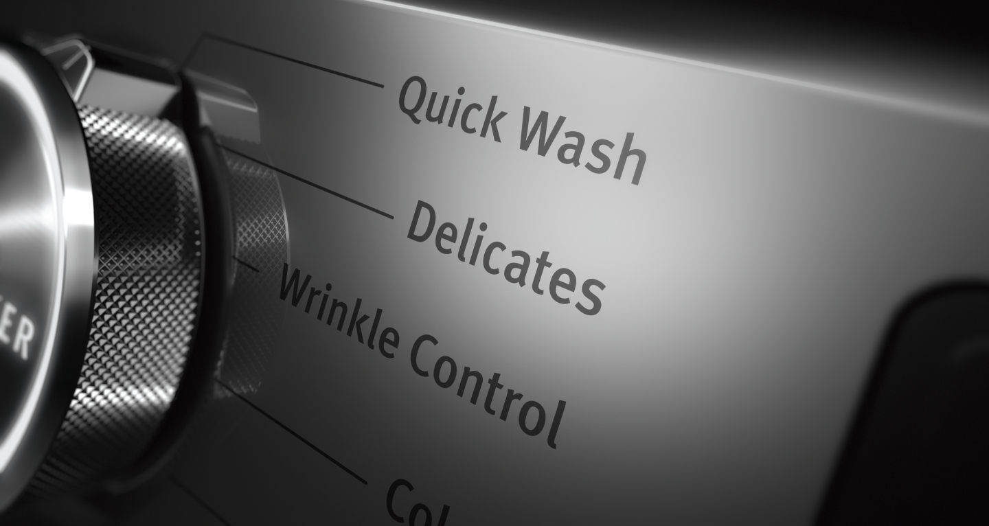 Close-up image of Maytag® wash cycles