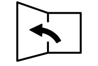 Open door icon.