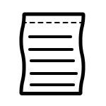 A care label icon.