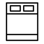 Bedding Wash Cycle Icon