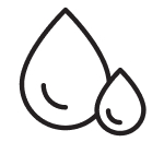 Water droplets icon