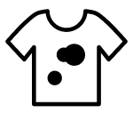 Coffee stain icon