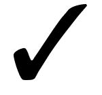 Check mark icon