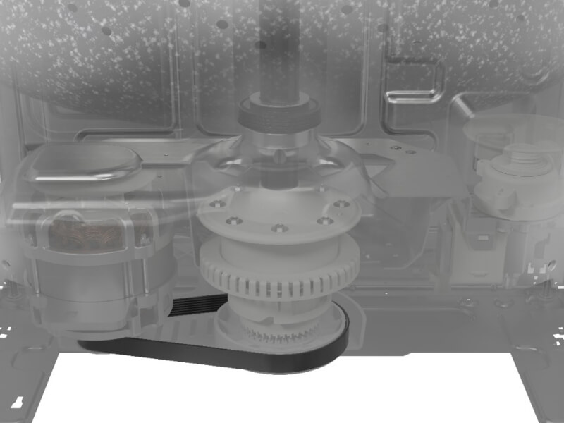A dryer idler pulley