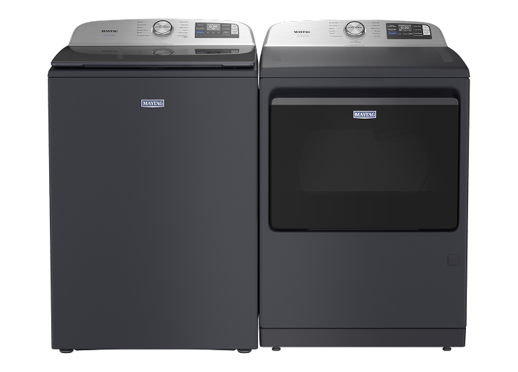 5.3 CU. FT. TOP LOAD WASHER &amp; 7.4 CU. FT. DRYER