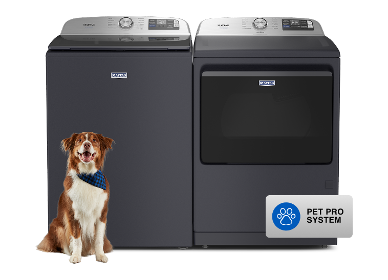 5.2 CU. FT. TOP LOAD WASHER<br />
&amp; 7.4 CU. FT. DRYER