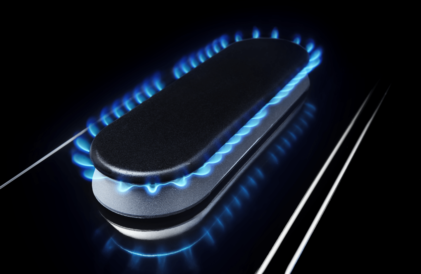 Zoomed in image of an oven cavity and heating element