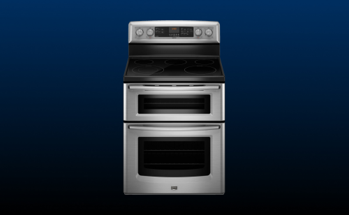 A Maytag® double oven range
