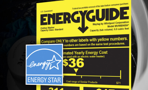 Energy Guide Label and Energy Star Label