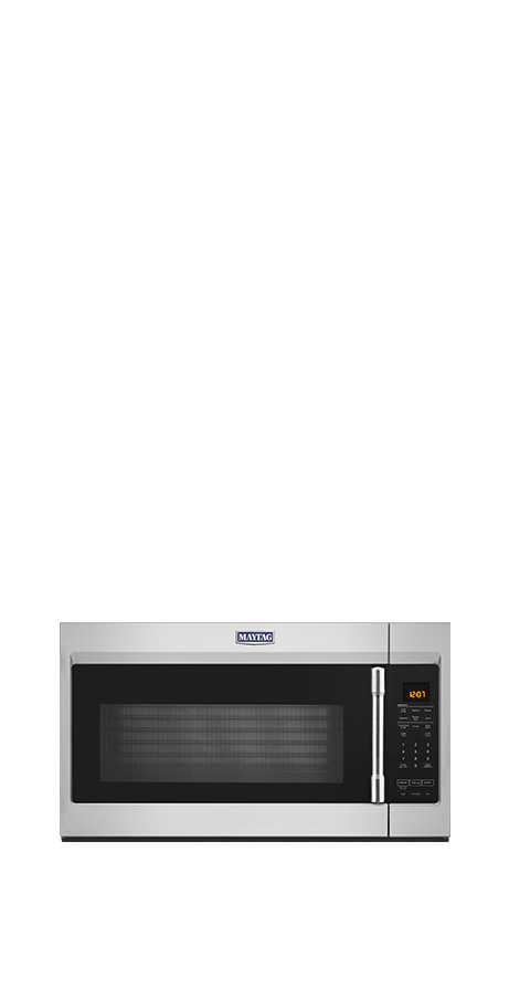 Maytag® fingerprint resistant stainless steel microwaves