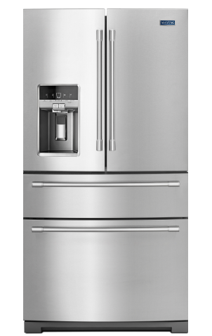 Maytag® fingerprint resistant stainless steel refrigerators