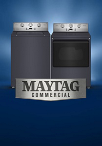 Maytag Commercial top-load washer and dryer pair