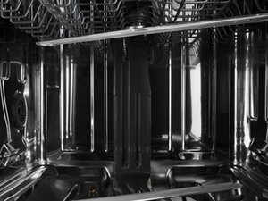 Inside of a dishwasher tub