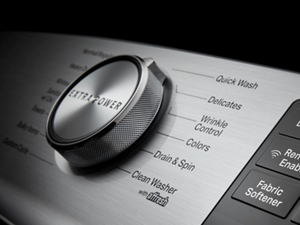 Controls on a Maytag® washing machine
