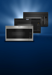 Three Maytag® microwaves