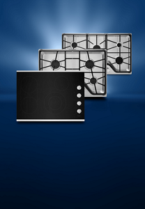 Three Maytag® cooktops