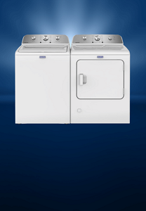 A Maytag® washer and dryer pair