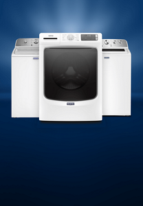 A group of three Maytag® washers