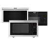 Three Maytag® microwaves