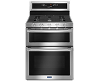 A Maytag® double oven range